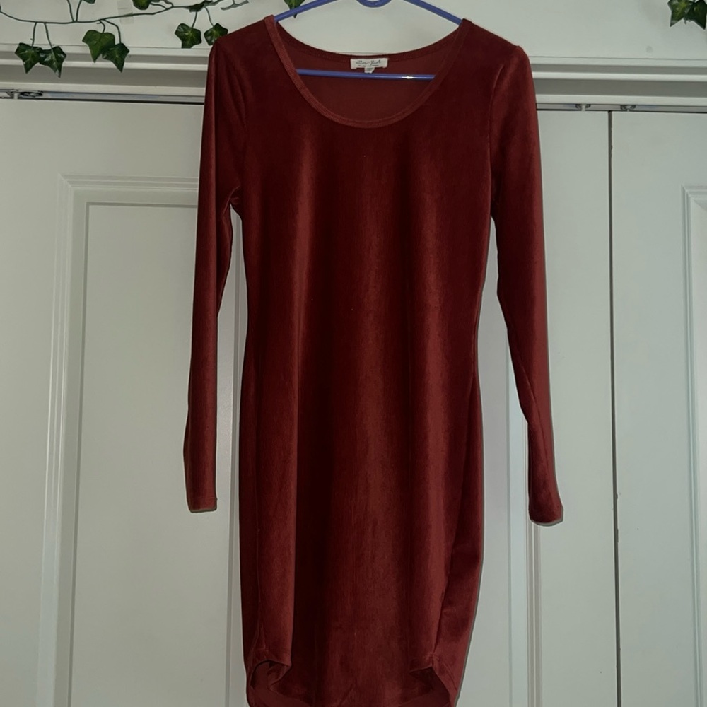 Ultra flirt size large casual fall dress. Super comfortable and soft.